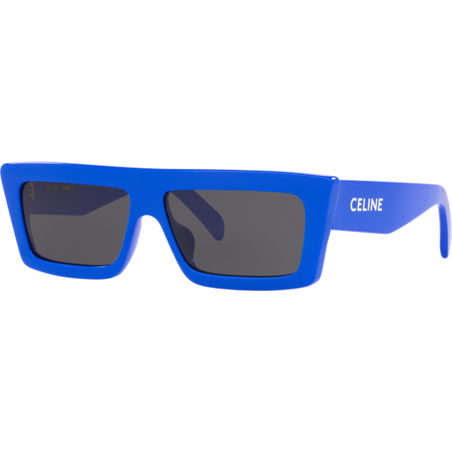 Square Sunglasses in Blue Acetate
