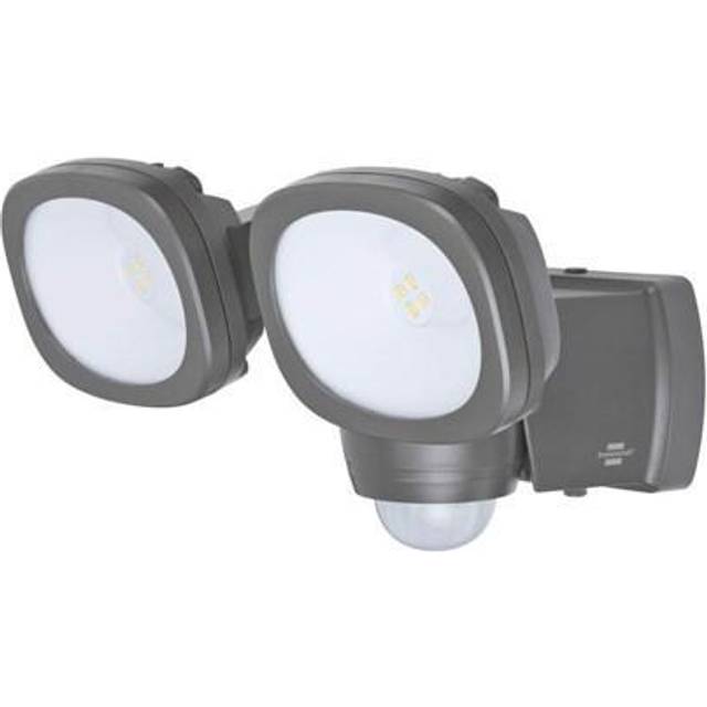 Brennenstuhl Battery Powered Security Light Pir - Motion Detector Outdoor Light, Black