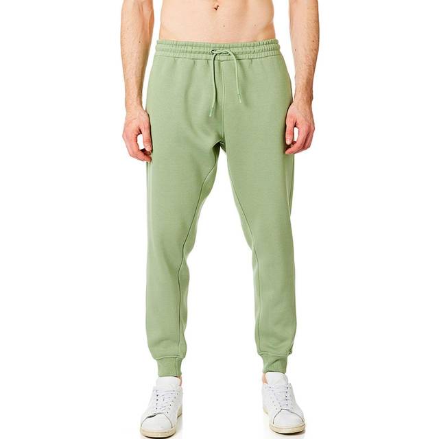 (Blue Aster, Medium) RIPT Essentials Mens Jog Pants Cuffed Leg Slim Fit Jogger Sweatpants