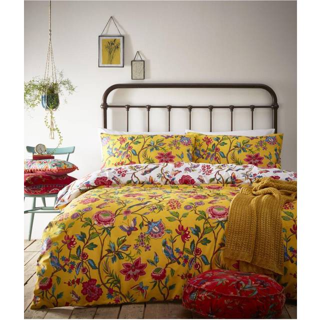 furn. Pomelo Tropical Double Yellow Duvet Set