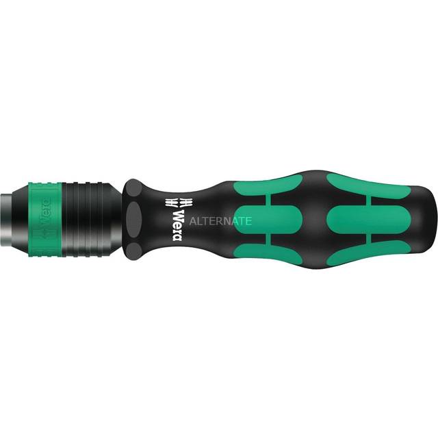 Wera 813r Kraftform Mini Screwdriver Handle With Rapidator Bit Holder, 051272