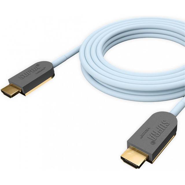 HDMI AOC v2.1 8K/HDR Mk4 1 - 12 m med 3 års garanti 8 meter - Isblå