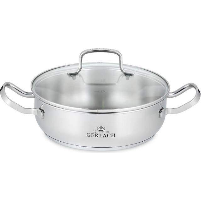 Gerlach Simple Pot med låg lav 24cm, 2L