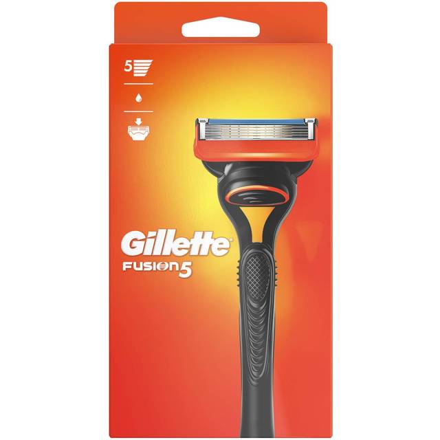 Gillette fusion razor with 1 x 5 blade shaving technology & precision trimmer