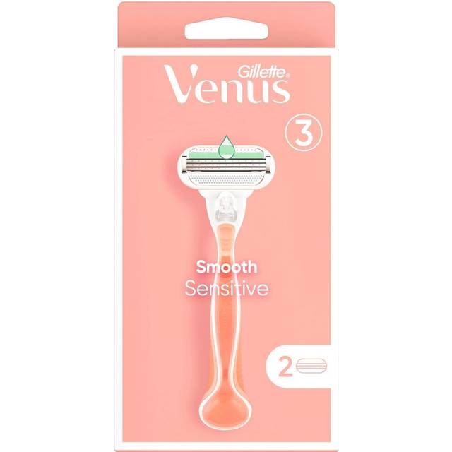 Gillette Venus Smooth Sensitive Rakhyvel + 2 rakblad