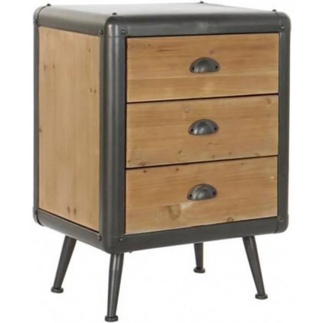 BigBuy S3011269 Sängbord Dkd Home Décor, Metall Gran, 51 X 40 X 70 Cm, Olika, Multifärg