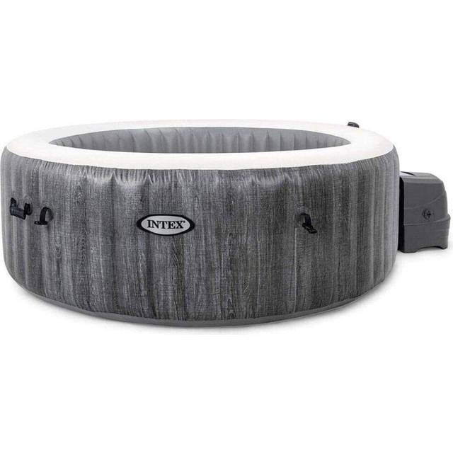 Intex PureSpa 4 Person Greywood Deluxe Hot Tub 71 x 196cm - 4 Seater