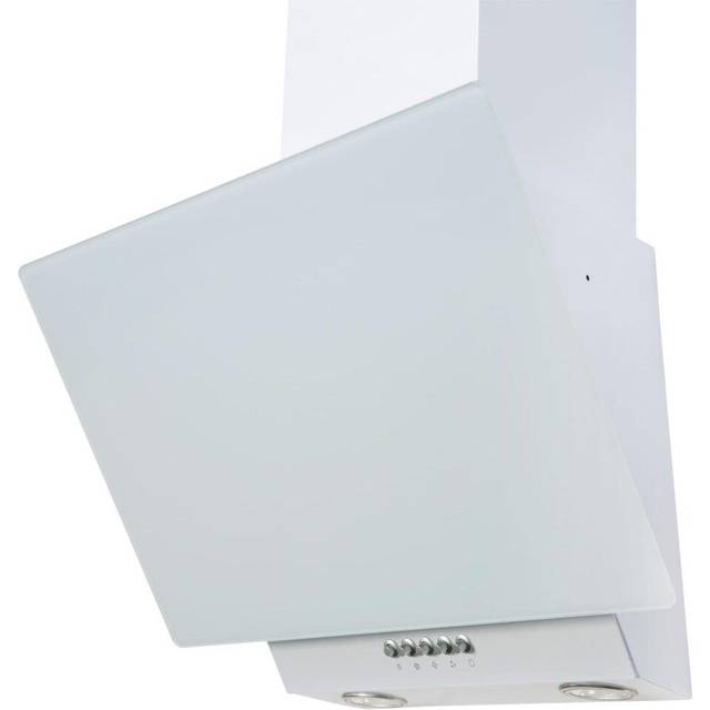 S.i.a - sia EAG61WH 60cm White Angled Chimney Cooker Hood Kitchen Extractor Fan