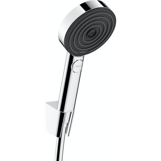 Hansgrohe Pulsify Select Chrome 105 3Jet Relaxation Shower Holder Set