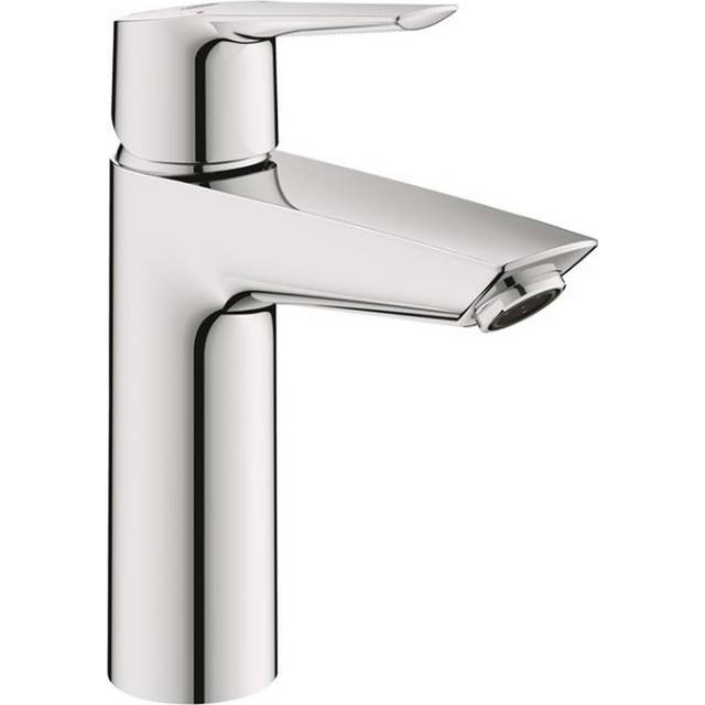 GROHE QUICKFIX Start | Bathroom basin mixer tap with click-clack push waste | Easy to install and includes 3-in-1 installation tool | Medium