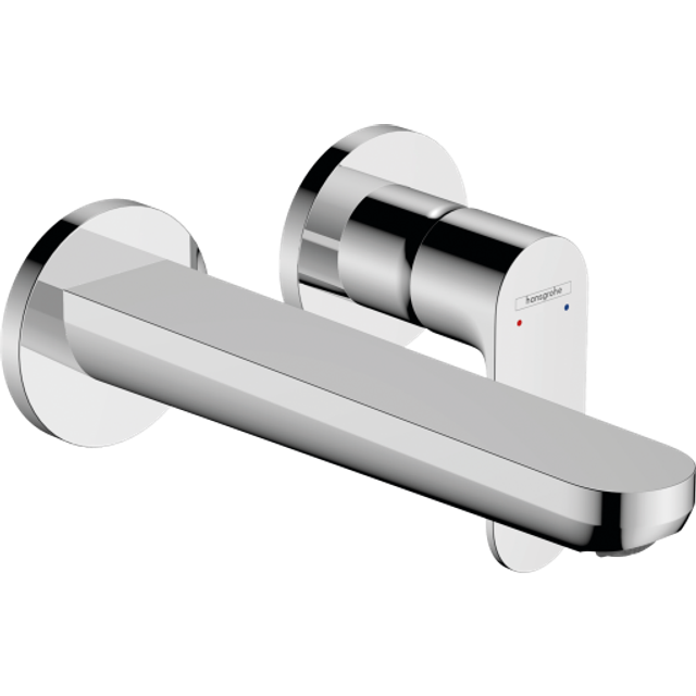 Hansgrohe Rebris S Chrome Wall Mounted Single Lever Basin Mixer &amp;