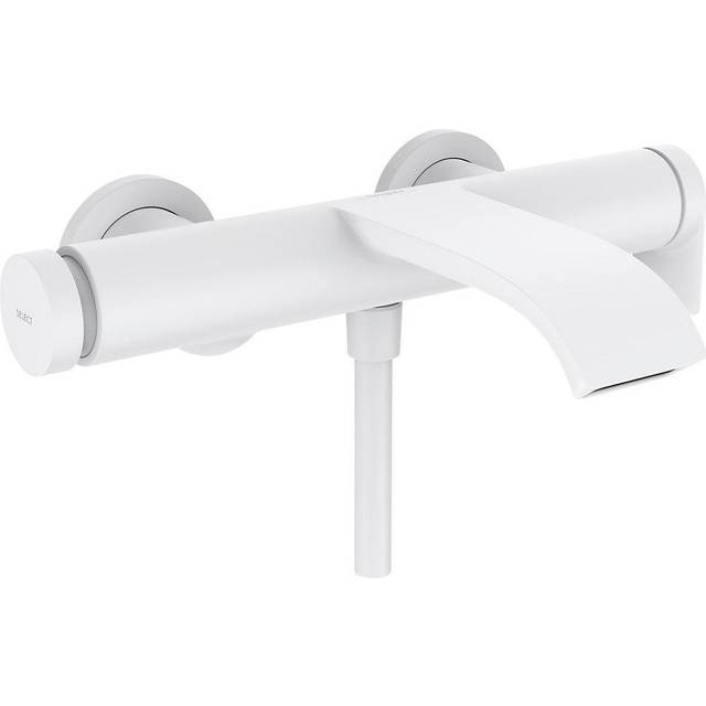 Hansgrohe Vivenis Matt White Single Lever Bath Mixer For Exposed Insta