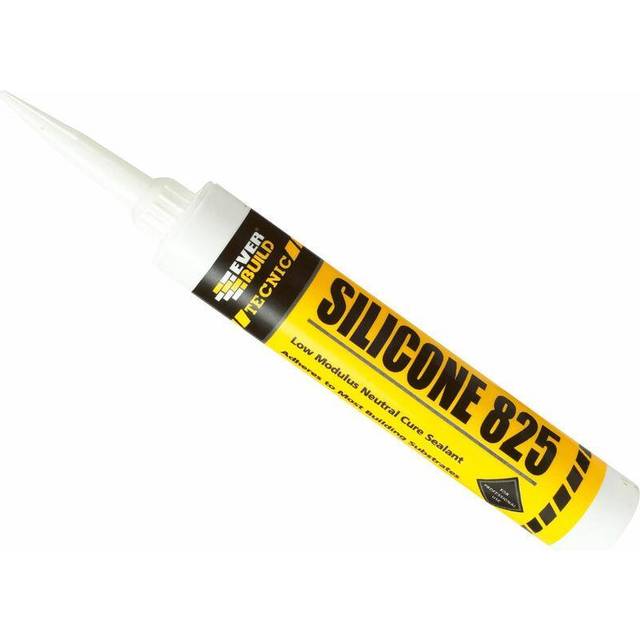 Everbuild Tecnic Silicone Sealant White 380ml