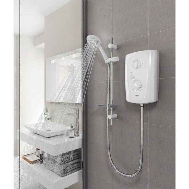 Triton T80 Pro-fit 8.5kW Electric Shower - White