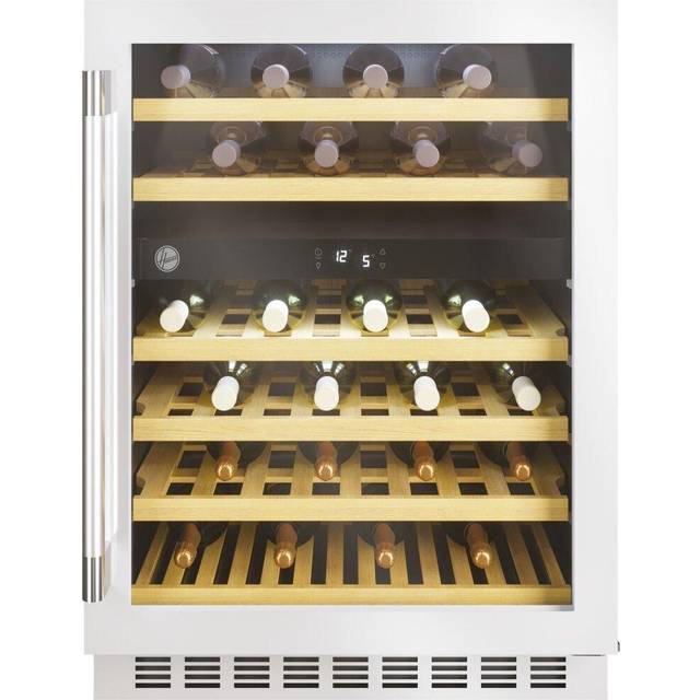 Hoover HWCB 60D UKSSM/N - Stainless Steel 46 Bottle Capacity Wine Cooler - G energy