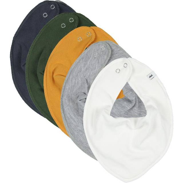 PIPPI Bandana Bib - Solid (5-Pack) |Multi/patterned |One Size