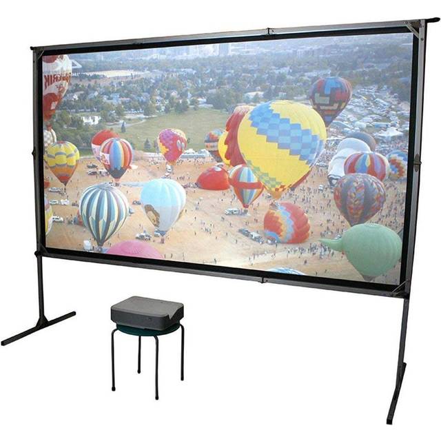Elite Screens Yardmaster 2 Dual, 135-inch 16:9, Front/Rear 4K Ultra HD Ready Indoor/Outdoor Projector Screen OMS135H2-Dual