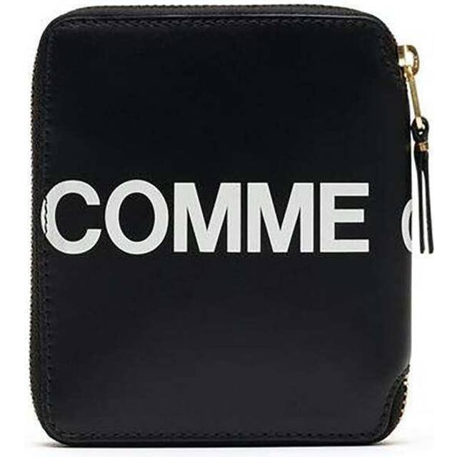 Comme des Garçons, Accessoarer, Dam, ONE Size, Plånbok med Logotyp och Dragkedja - black (ONE SIZE)