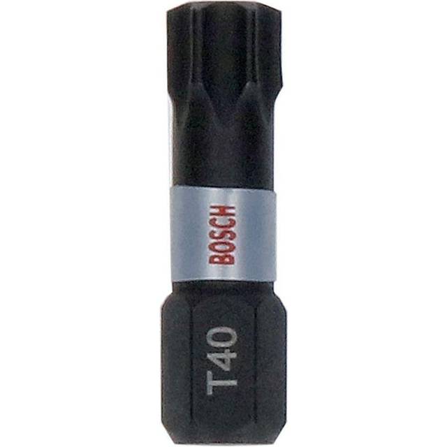 Bosch Impact Control Torsion Torx Screwdriver Bits T40 25mm Pack of 2