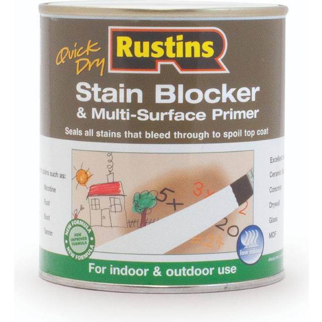 Rustins SBMP500 Quick Dry Stain Block & Multi Surface Primer 500ml