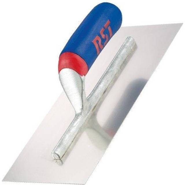 RST - Plasterer's Finishing Trowel Carbon Steel Soft Touch Handle 16 x 4.1/2in