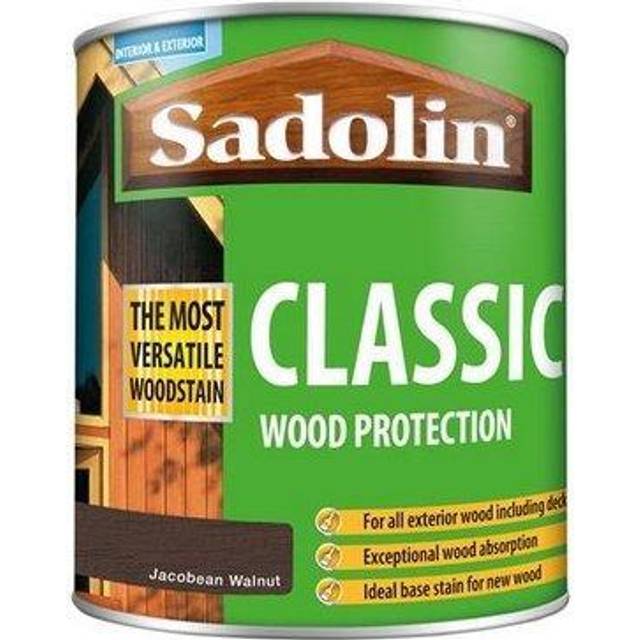 Sadolin 5028465 Classic Wood Protection Jacobean Walnut 1 Litre