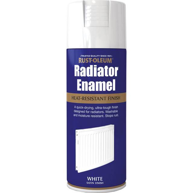 Rust-Oleum Radiator Enamel Spray Paint - White 400ml - ["White"]