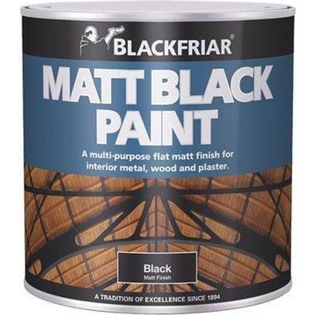 Blackfriar BF0520001E1 Matt Black Paint 500ml