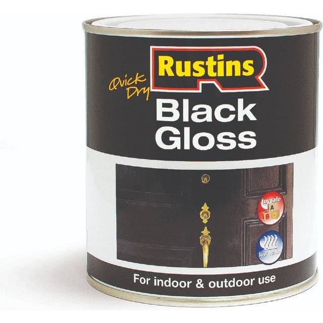 Rustins BLAGW500 QD Black Gloss 500ml