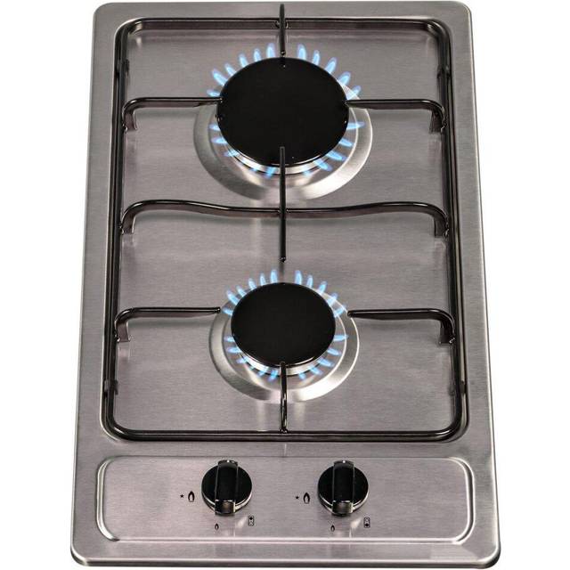 SIA SSG301SS 30cm Compact Domino Gas Hob In Stainless Steel With LPG Kit