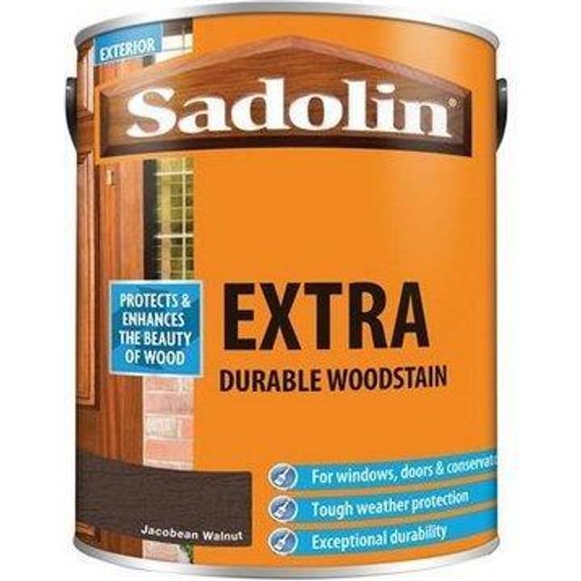 Sadolin Extra Durable Woodstain Ready Mixed African Walnut 5L