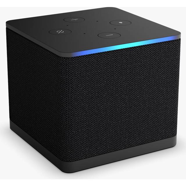 Amazon Fire TV Cube (2022) 4K Ultra HD Streaming Device with Alexa Voice Remote & TV Guide with Live TV
