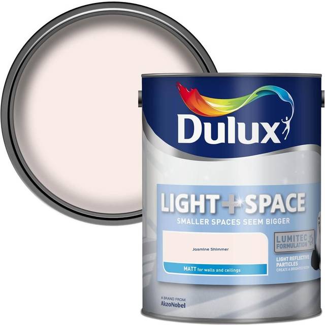 Dulux Light+ Space Matt Emulsion Paint - Jasmine Shimmer - 5L