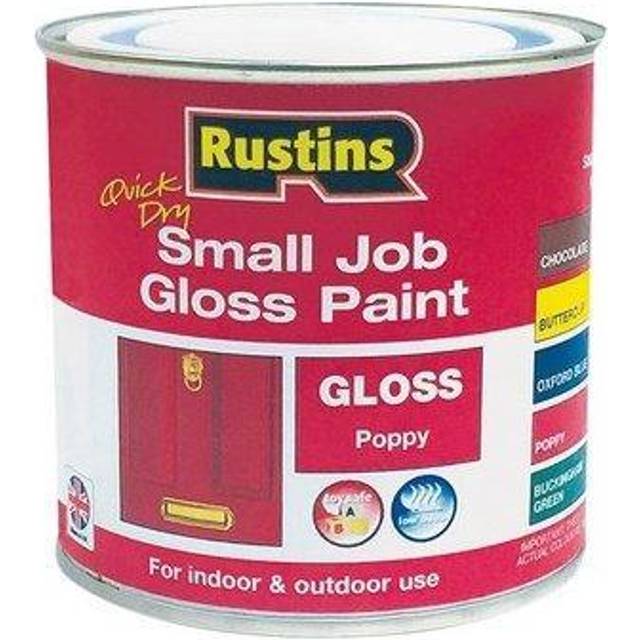 Rustins Quick Dry Small Job Gloss 250ml Poppy