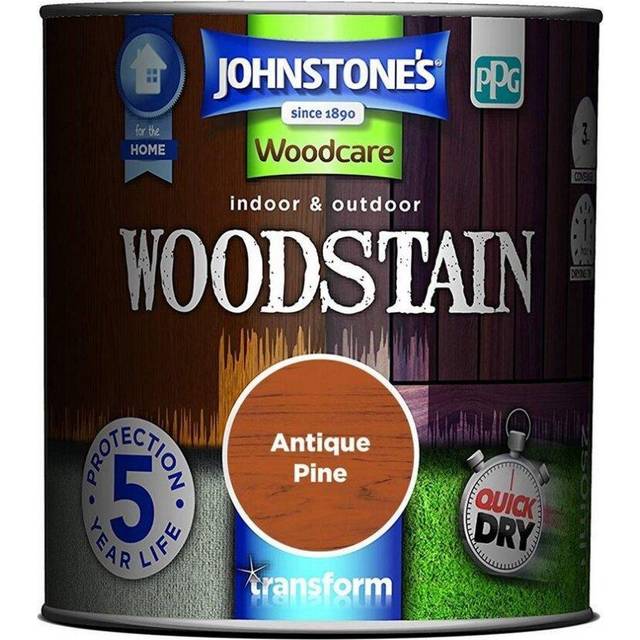 Johnstones Woodcare Indoor & Outdoor Woodstain 250ml Antique Pine
