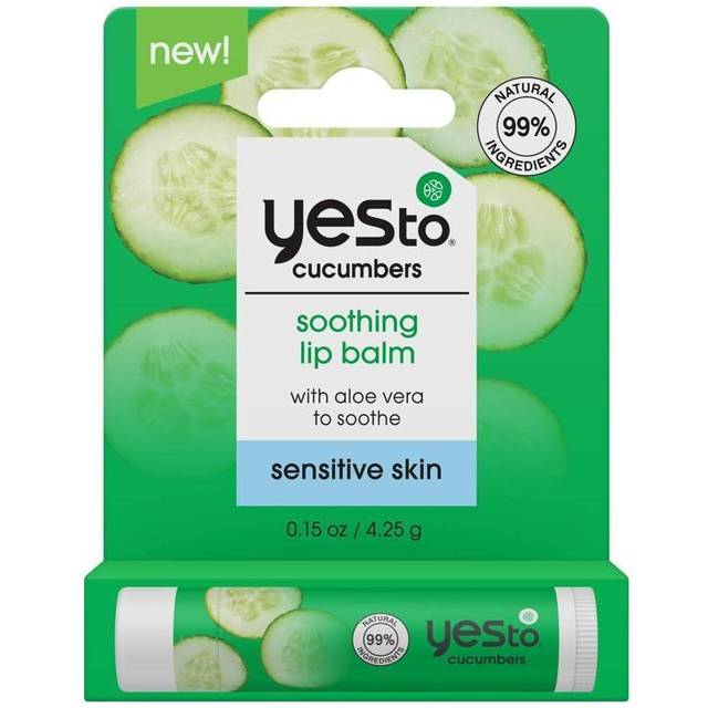 Yes To, Soothing Lip Balm, Cucumbers, 0.15 oz (4.25 g)