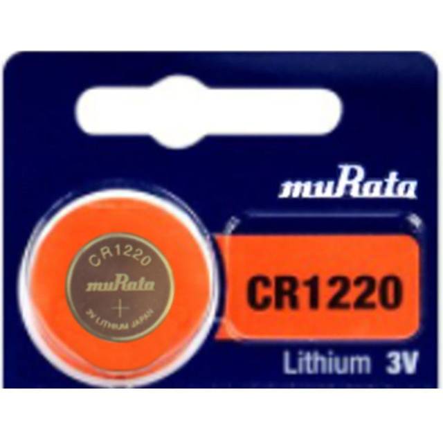 Cr1220 | murata (was sony) | 3v coin cell battery | 1 x single battery pack