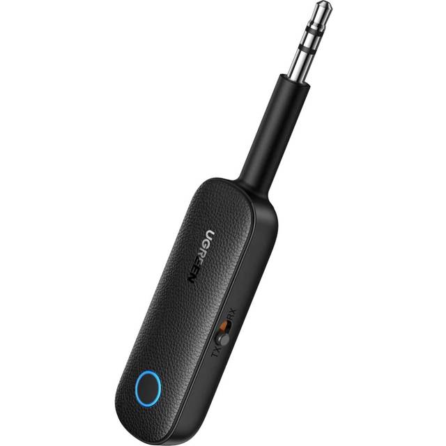 UGREEN Bluetooth 5.0 Transmitter Receiver 2 in 1, Car Bluetooth Aux Adapter for Handsfree Calls, Aux Bluetooth Transmitter, Aux Bluetooth Receive