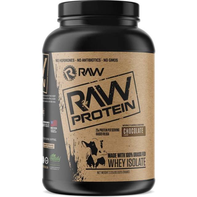 Raw Nutrition Isolate Protein Vassleproteinisolat 900g Dark Chocolate - Vit