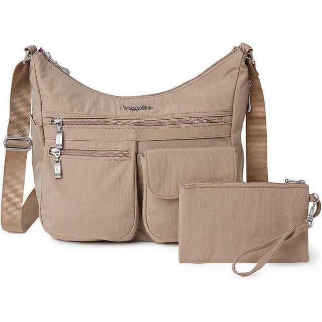 Baggallini Everywhere Bagg - Hobo crossbody Bag for Women with RFID Wr