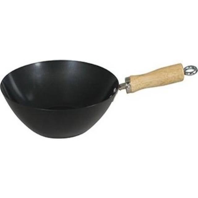 Swift Spice 34 cm/ 14-inch Non Stick Carbon Steel Wok