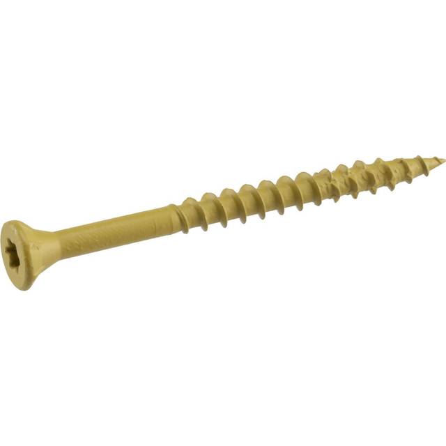 Deck Plus 48421 Wood Screws #10 x 3-1/2  Tan  1lb Box