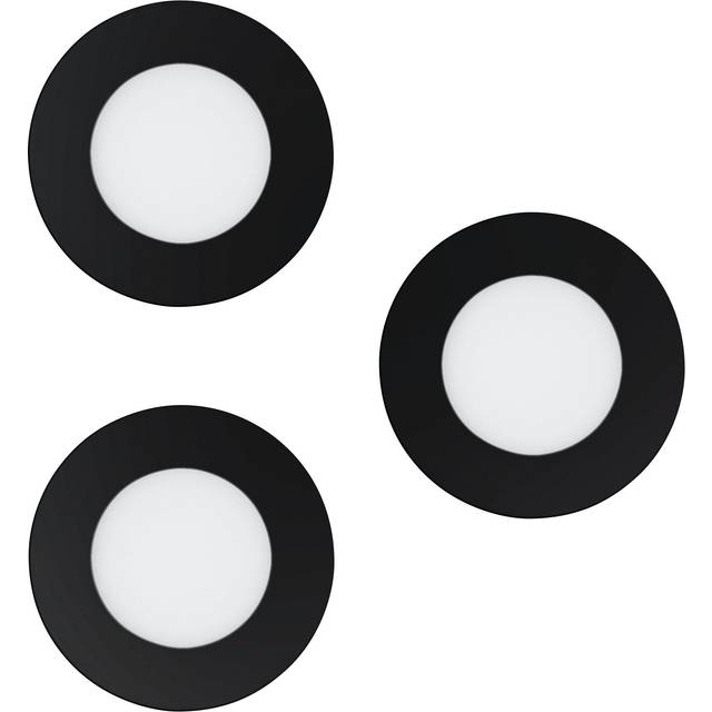 Eglo Connect Z Tuneable White Set of 3 Fueva IP44 85mm Downlights in B