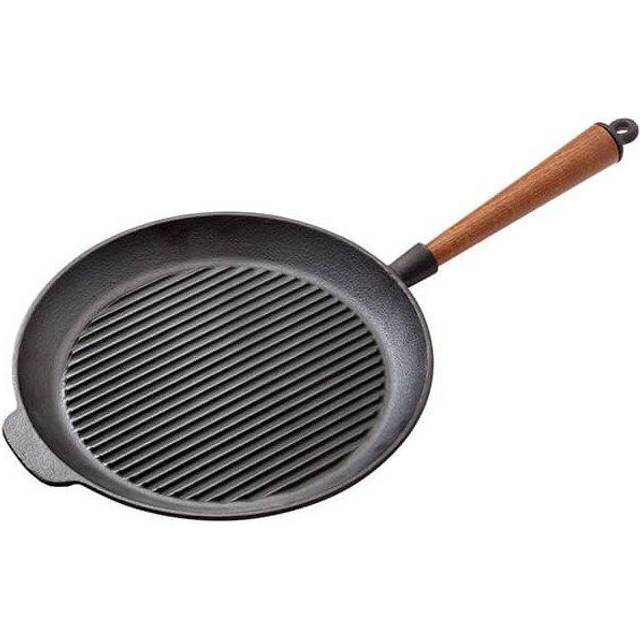 Stellar Cast Iron, 28cm Grill Pan - Black