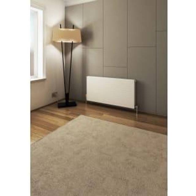 Henrad by Stelrad White Everest Double Convector Designer Radiator - 500 x 800mm