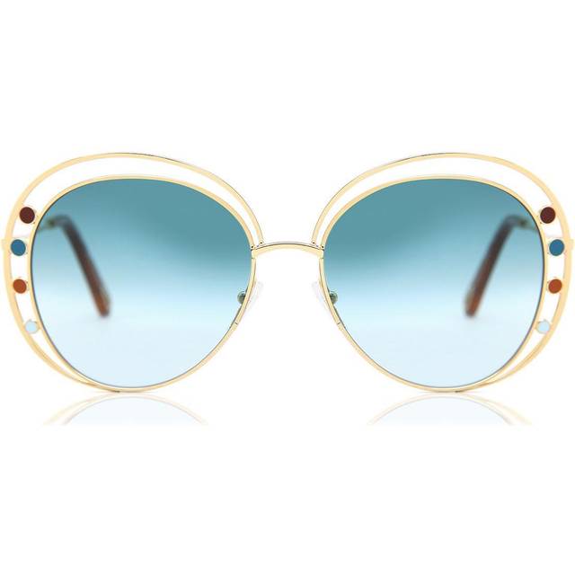 Chloé CE 169S 838 Women&#39;s Sunglasses Gold Size 56 (56)
