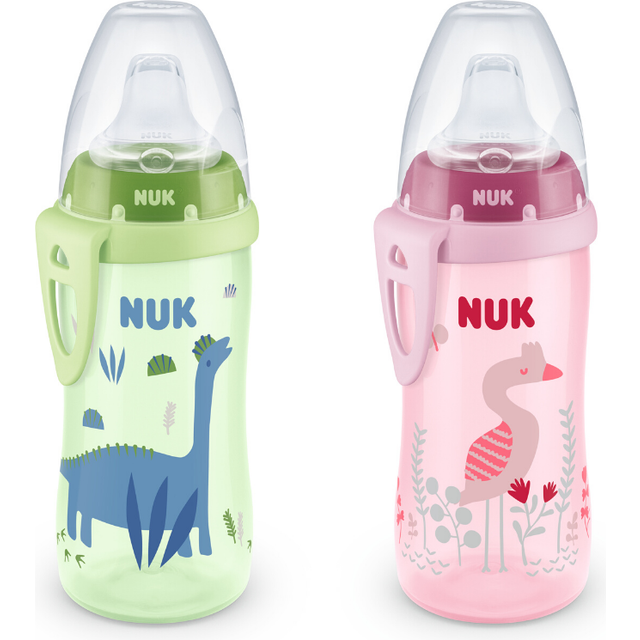 NUK Active Cup Mixed Colours flaska - Multifärgad