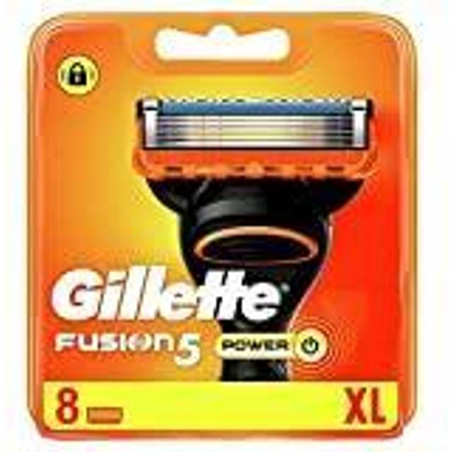 Gillette - Fusion5 Power Påfyllningshyvlar för Män - 8 Bitar