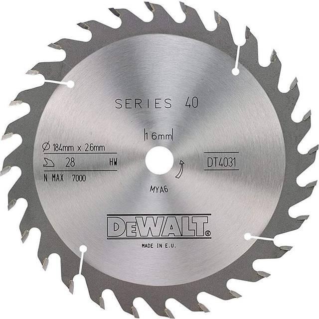 DeWalt Extreme General Purpose Saw Blades 184mm 28T 16mm