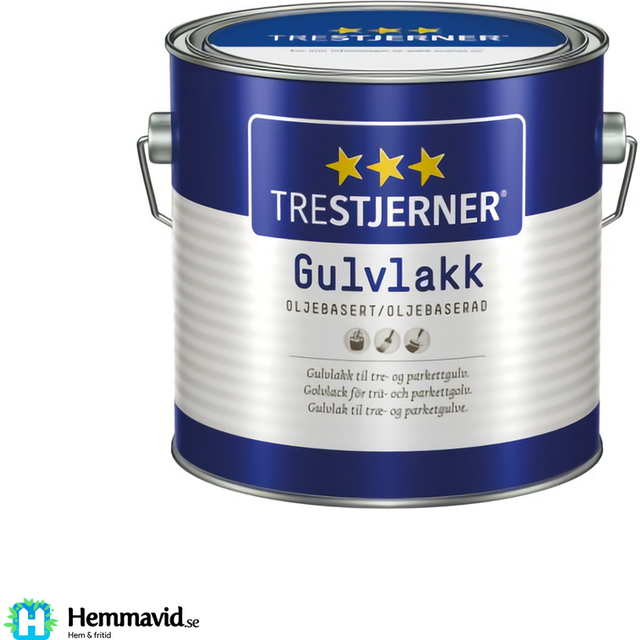 TRESTJERNER GOLVLACK OLJEBASERAD SILKEMATT
